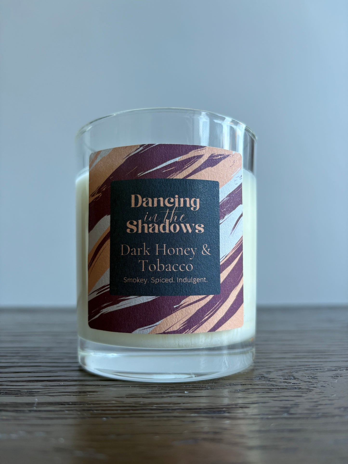 Dark Honey & Tobacco Soy Candle – Smokey, Spiced & Indulgent