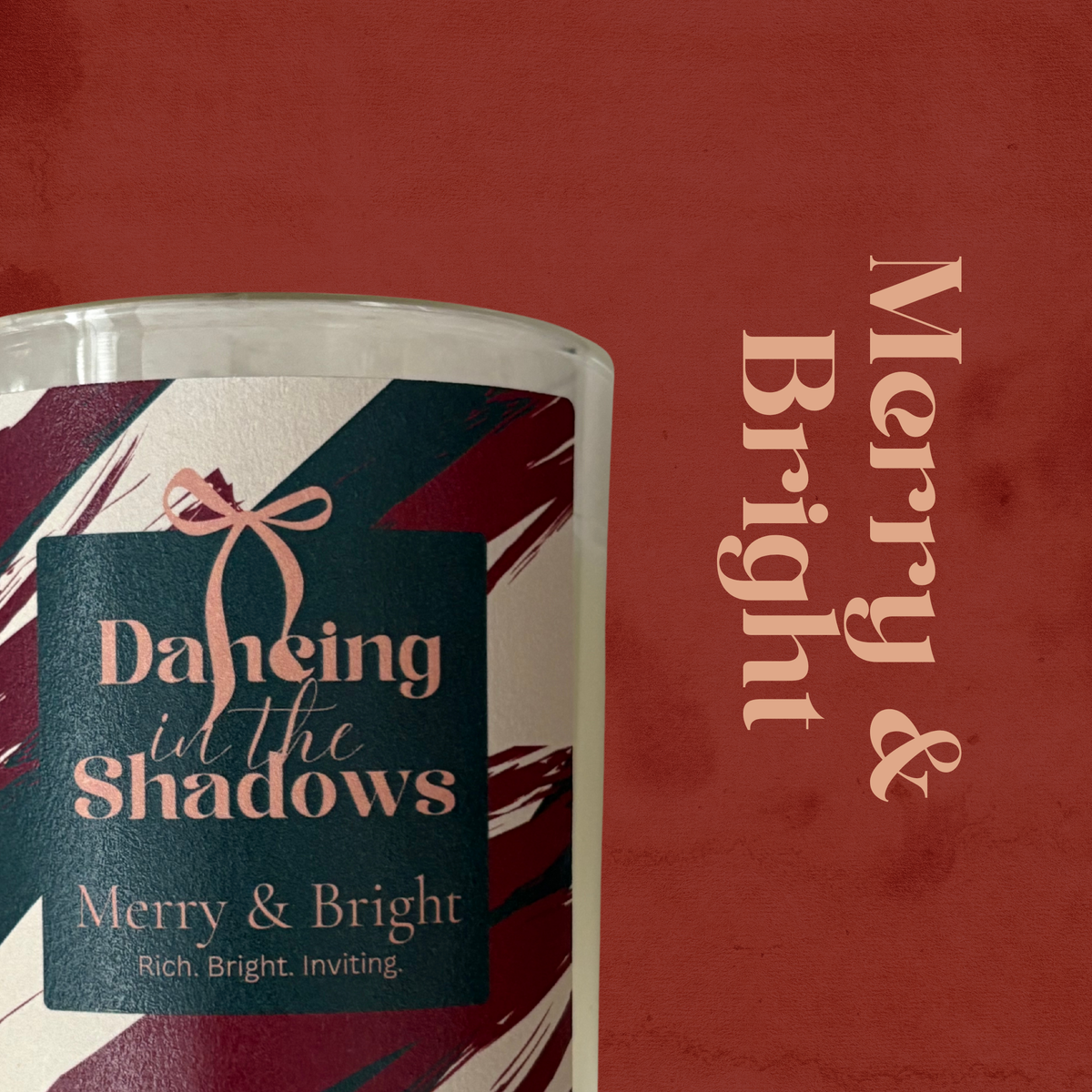 Christmas Candle - Merry & Bright